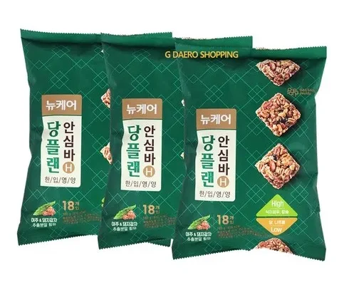 만족도 1위 당플랜 프로 호두맛 144팩   한입영양 안심바 2팩 (10g2팩 베스트5