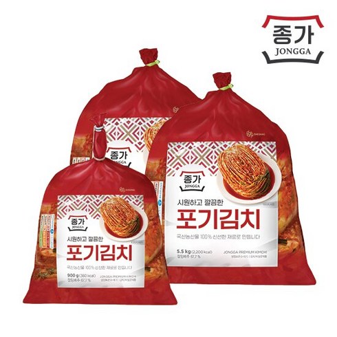 놓치면 후회할 중부식 포기김치 11kg  포기김치(중부식 900g 베스트상품