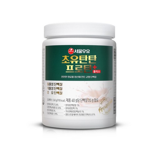 전문가 추천 초유탄탄 프로틴 플러스 240g x 10통  전용 텀블러 1개 베스트5