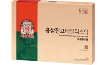 놓치면 후회할 홍삼진고 데일리스틱  베스트5