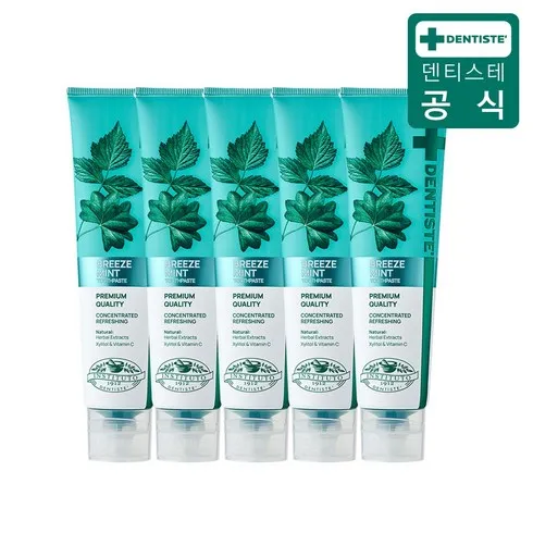 가장 많이 팔린 덴티스테 뉴브리즈민트 14종(180g2 20g2 베스트5